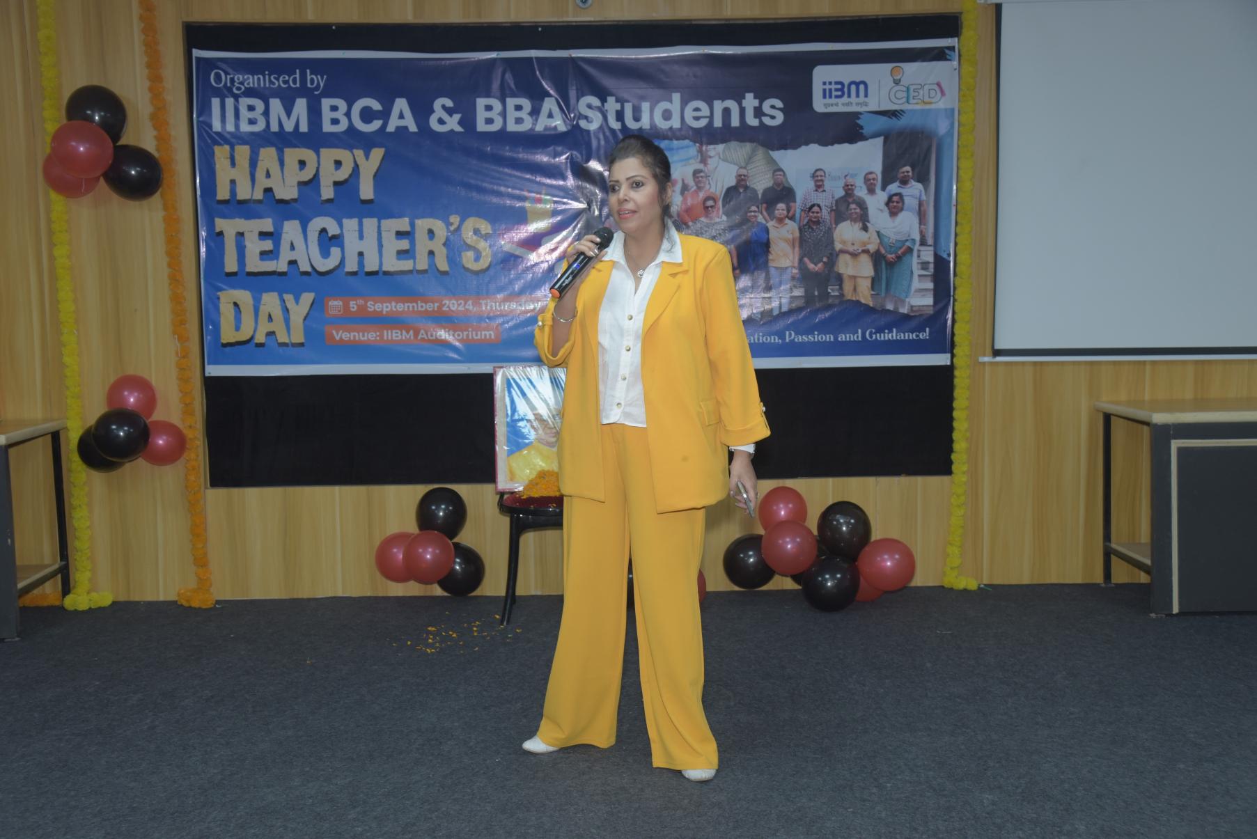 Teacher’s Day Celebration at IIBM – Honouring Educators with Joy and Gratitude